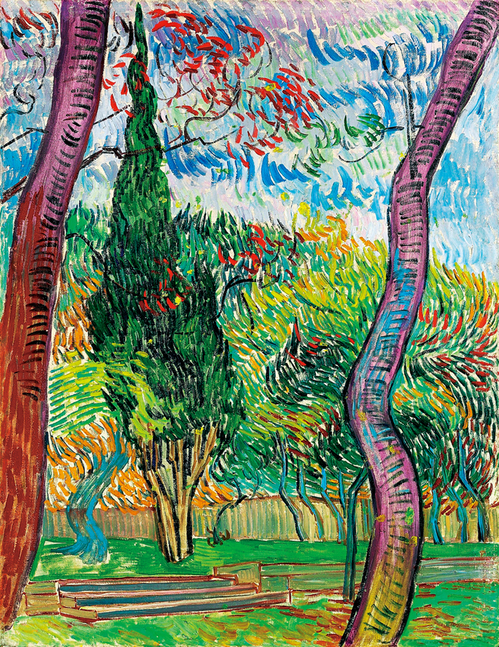  文森特·威廉·梵高  Vincent Willen Van Gogh —— 圣保罗医院风光